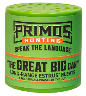 Primos The Great Big Can deer call - doe bleat, green plastic