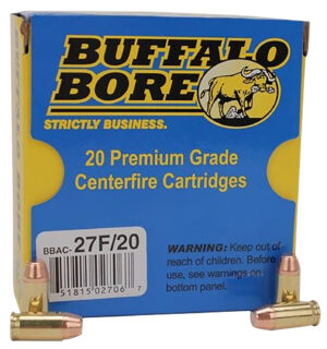 Buffalo Bore Ammunition 27F20 .380 ACP 95 gr FMJ-FN box, 20 rounds
