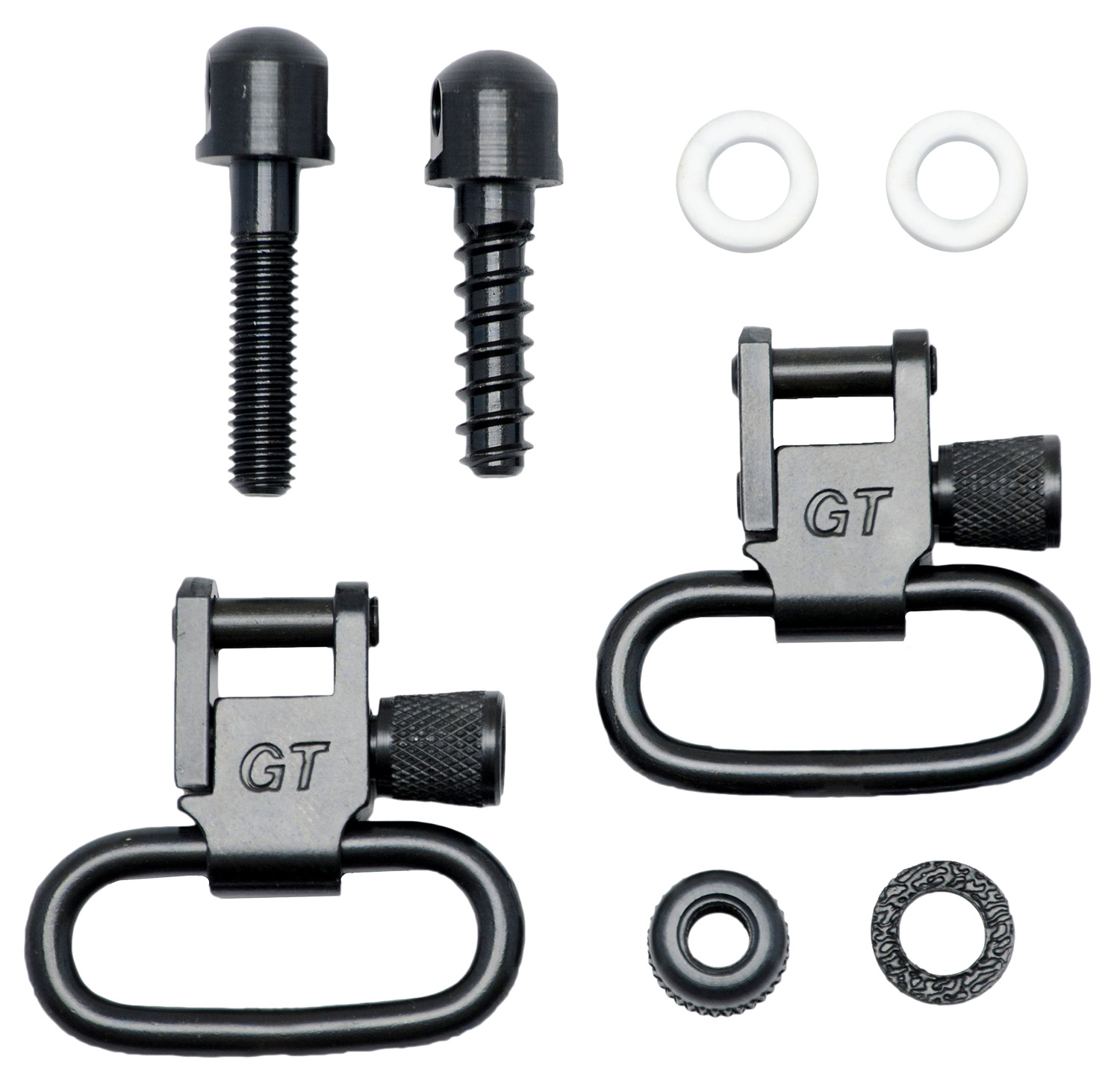 GrovTec GTSW07 Swivel Set, 1-inch Loops, Black-Oxide