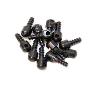 GrovTec 1/2-inch wood screw swivel studs 12-pack black steel