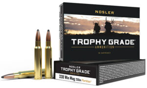 Nosler .338 Winchester Magnum 250 gr Spitzer Partition ammunition - 20 rounds box