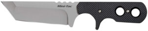 Cold Steel Tac Mini 3.75-inch tanto knife with AUS-8A stainless blade and black Griv-Ex handle