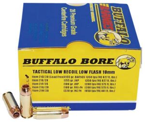 Buffalo Bore 10mm Auto 155gr Barnes TAC-XP lead-free ammunition 20 round box