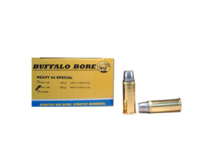 Box of Buffalo Bore 14B20 .44 S&W Special 255 gr Hard Cast Semi-Wadcutter ammunition