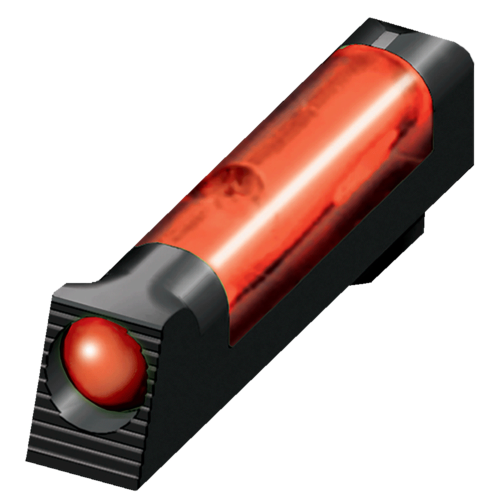 HiViz GL2009R red fiber optic front sight for Glock with steel body