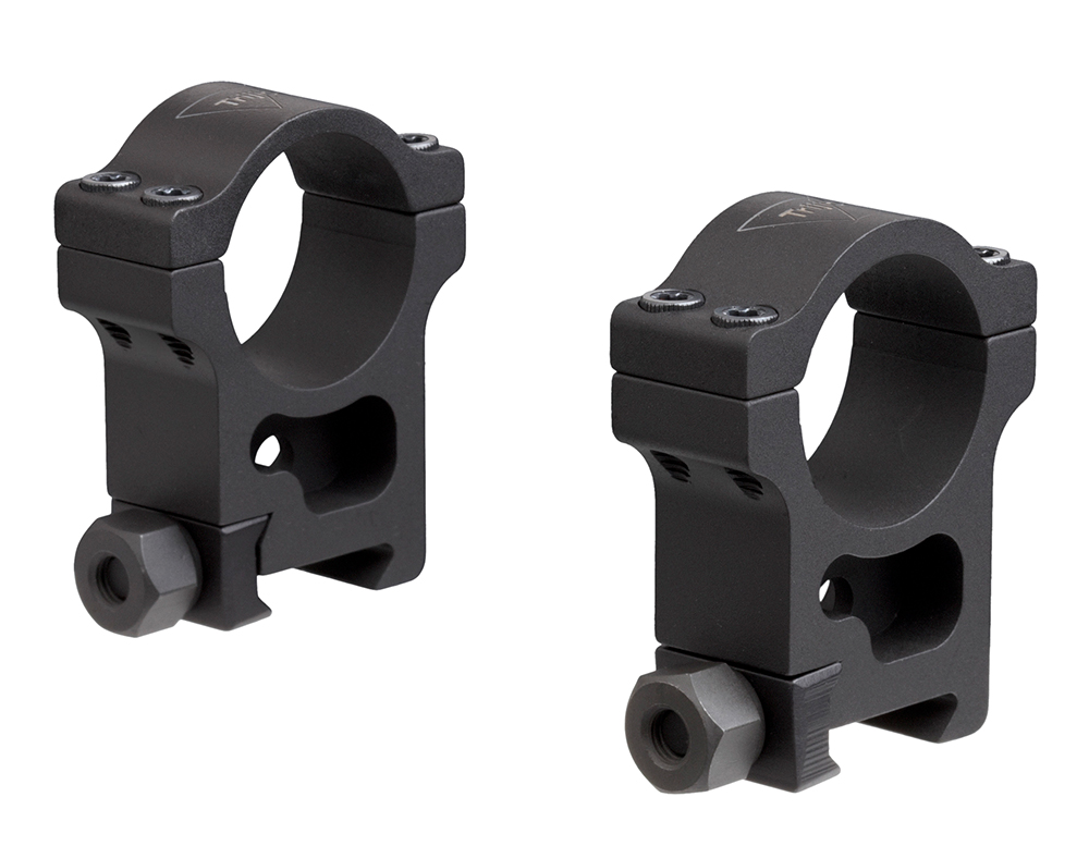 Trijicon AC22011 30mm extra-high riflescope rings, black anodized