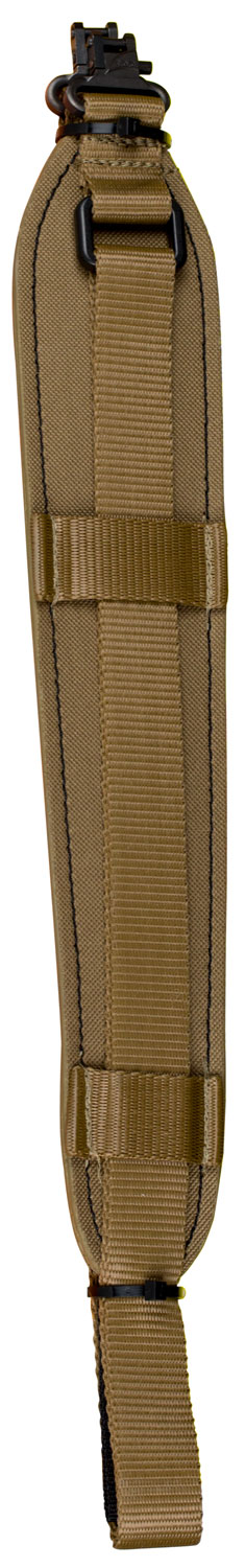 Outdoor Connection AD20950 Original Super-Sling padded nylon sling in coyote tan with quick-detach swivels