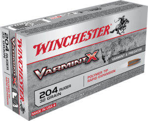 Winchester Varmint X .204 Ruger 32gr polymer tip 20rd box