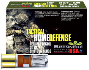 Brenneke Tactical Home Defense 20ga 2.75in 3/4oz slug 5rd box