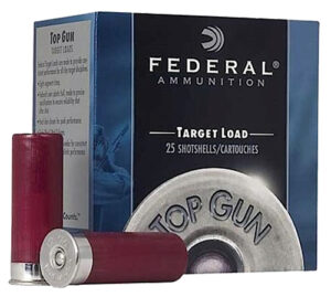 Box of Federal Top Gun Extra Lite 12 gauge shotgun ammunition