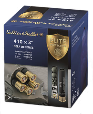 Sellier & Bellot .410 Bore 3 inch 000 Buckshot 25 rd box