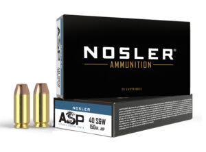Nosler ASP .40 S&W 150 gr JHP 50 rd box