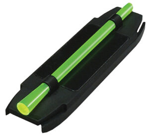 Hi-Viz M500 magnetic shotgun sight with green fiber optic bead and magnetic vent rib base