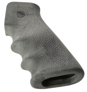 Hogue OverMolded Ghillie Green rubber grip with Cobblestone texture for AR-15/M16
