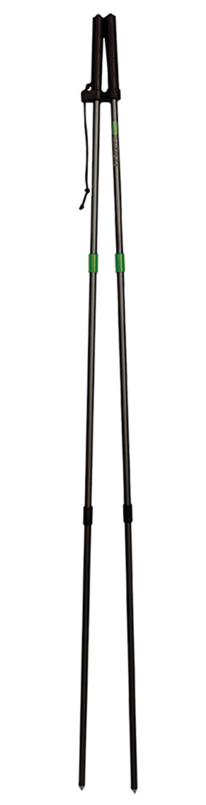 Primos Steady-Stix adjustable bipod shooting stick, tempered aluminum, 15-40 in, spiked feet