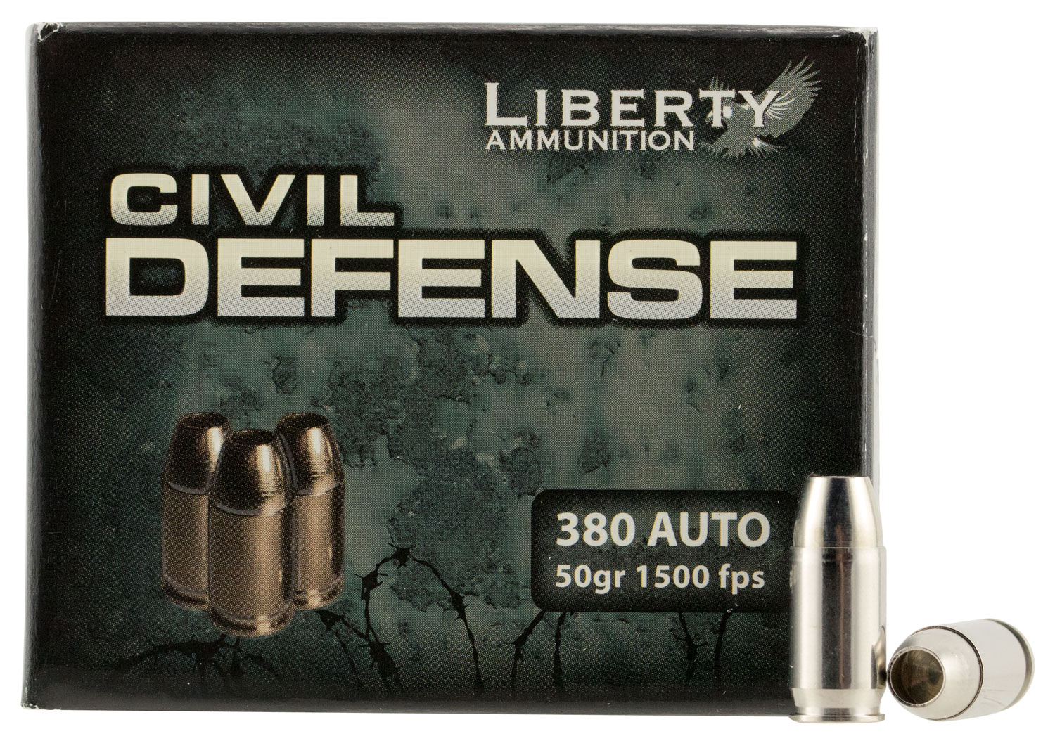 Liberty Civil Defense .380 ACP 50gr HP – 20rd Box