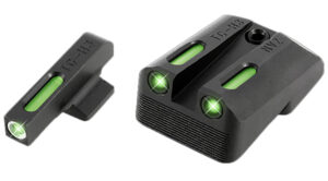 TRUGLO TFX 3-dot tritium and fiber-optic sights for 1911 5in Govt .45 ACP Novak LoMount