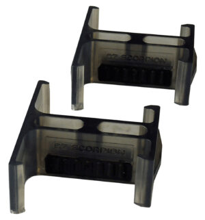 CZ-USA Scorpion magazine coupler set, smoke plastic, two-pack