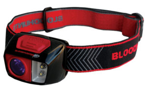 Primos Bloodhunter HD headlamp 200 lumens black and red with blood-tracking filter