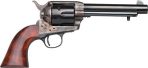 Taylors and Company 1873 Cattleman Uberti 5.5in revolver, blued barrel, walnut grips