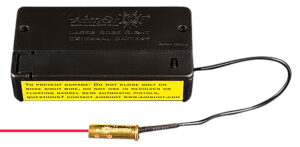 AimShot BSB17 laser boresighter with external battery box, brass housing