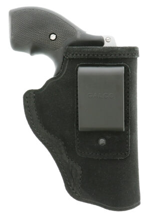 Galco Stow-N-Go STO158B IWB holster, black leather, fits S&W J-Frame, right hand