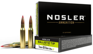 Nosler Ballistic Tip 7mm-08 Rem 120gr box of 20 rounds