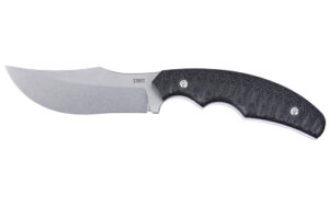 CRKT BURROWER 3.66" PLN BLK W/SHEATH