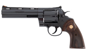 Colt Anaconda .44 Magnum 6 inch blued revolver with walnut grips