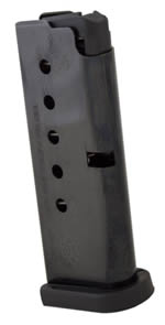 Diamondback DB9 9mm 6-round blued steel magazine with flat bottom plate