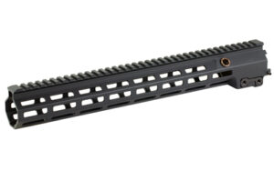 Geissele MK16 SMR 15-inch M-LOK handguard in black on AR-15 upper