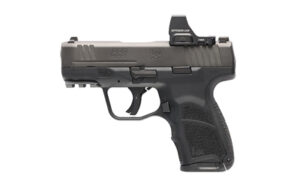 H&K CC9 9mm 3.32in optics-ready micro-compact pistol in black with Vortex Defender CCW optic