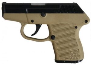 Kel-Tec P-32 pistol blued slide tan frame .32 ACP 2.7 inch barrel