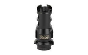 LANTAC Dragon muzzle brake for 300 Blackout with Dead Air KEYMO Wolfman mount, black finish