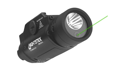 Nightstick TWM-30-GL weapon light with green laser, black aluminum