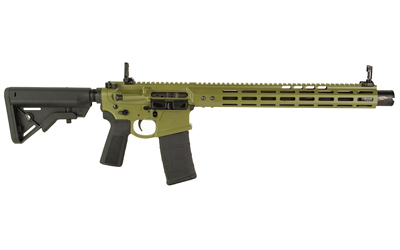 Noveske Gen4 N4 rifle in green Cerakote with 13.7" pinned barrel and 30-round magazine