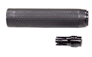 Radical Defense LS-3 .30 Cal rifle suppressor in black, 7.5 inches long