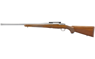 Ruger Hawkeye Hunter .204 Ruger 24-inch satin stainless rifle with American walnut stock