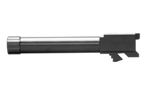 SilencerCo AC5049 threaded 9mm barrel for Glock 43/43X in black nitride