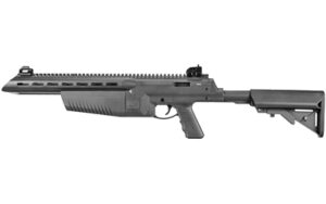Umarex AirJavelin air arrow rifle in charcoal gray with Picatinny rail and M-LOK slots