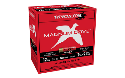 Winchester Magnum Dove 12 Gauge 2.75 in 1-1/4 oz #7.5 & #9 25rd box