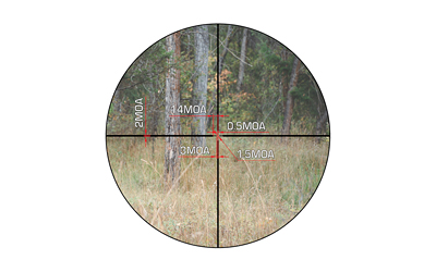 Winchester Supreme 1-4x24mm illuminated riflescope, 30mm tube, black matte