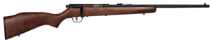 Savage Mark I G .22 LR bolt-action rifle with hardwood stock and adjustable sights