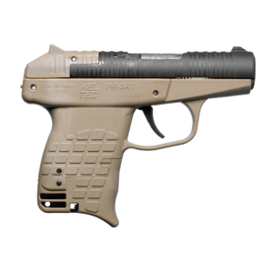 KELTEC PR-3AT .380 ACP pistol 2.85 in tan polymer frame black slide rotating barrel top-loading