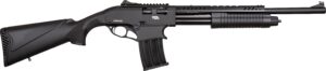 Rock Island Armory VRPA40 12ga pump shotgun with 20 inch contoured barrel and black synthetic stock