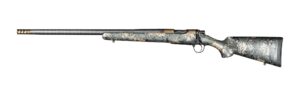 Christensen Arms Ridgeline FFT left-hand 6.5 PRC 20-inch carbon-wrapped rifle Burnt Bronze Cerakote with green stock
