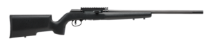 Savage A22 Pro Varmint .22 WMR rifle with 22-inch fluted barrel and Boyd's Pro Varmint wood stock, black finish