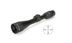 Trijicon AccuPoint 3-9x40 riflescope with illuminated green-dot reticle, 1 inch tube, matte black finish