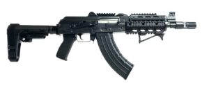 Zastava ZPAP92 7.62x39 10in AK-style pistol with quad rail and SBA3 arm brace