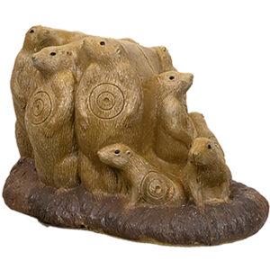 Rinehart Prairie Dog Coterie archery target, FX foam body, self-healing insert